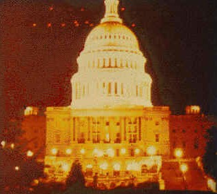 UFO di atas Gedung Putih Washington DC